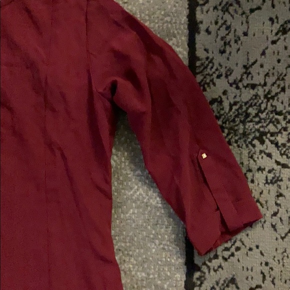 Wine colored kurta/long top - Picture 3 of 5